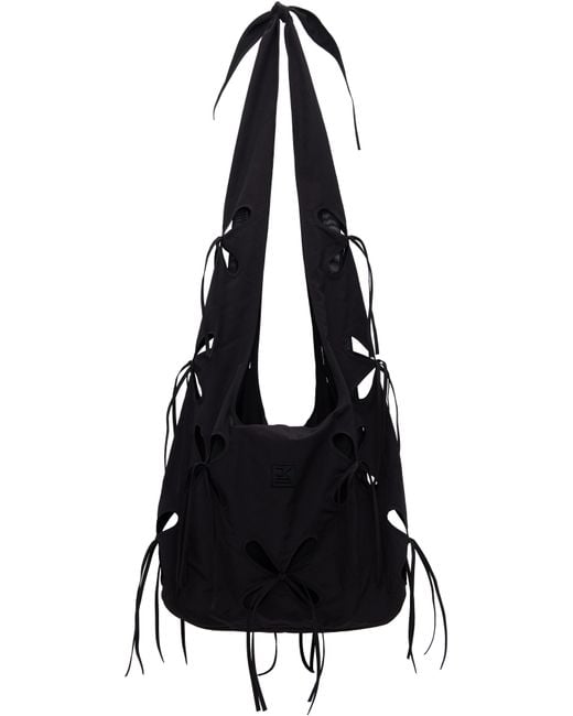 JKim Black Chilla Petal Bale Bag