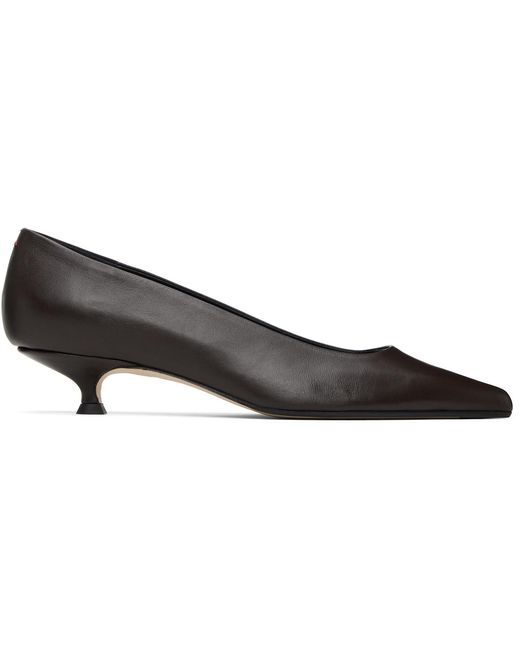 Aeyde Black Cari Heels
