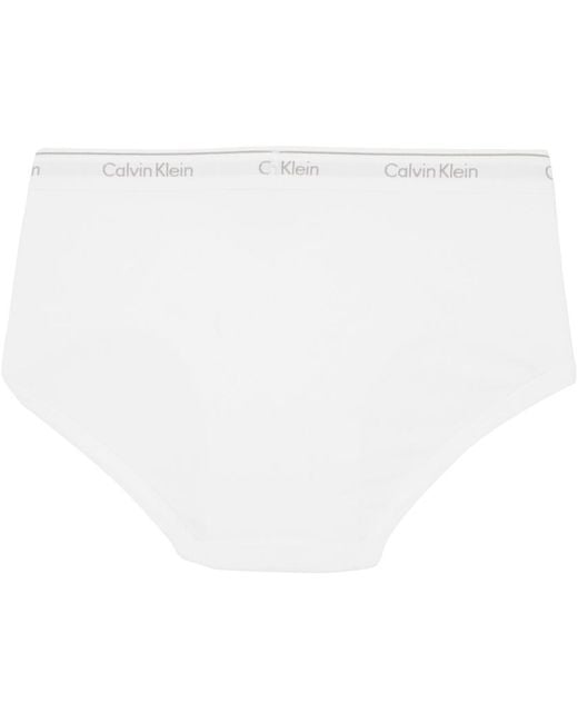 Calvin Klein Three-pack White Classics Briefs for men