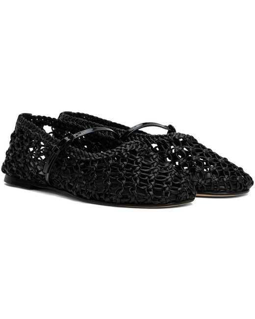 Dear Frances Balla Weave バレエシューズ Black