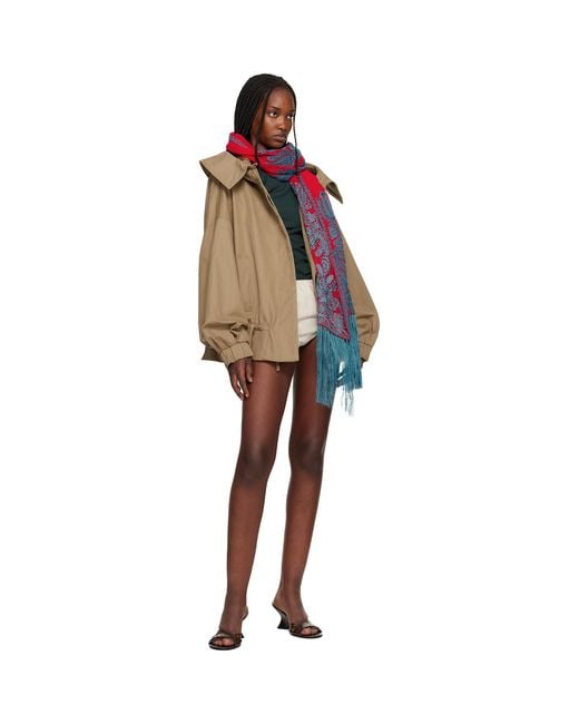 Dries Van Noten Embroidered Scarf