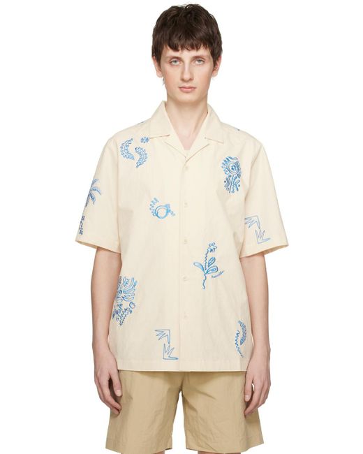 Nanushka Natural Off-white Bodil Shirt for men
