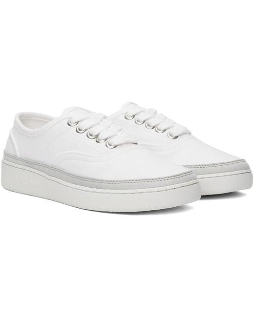 A.P.C. Black . White Plain Simple Sneakers for men