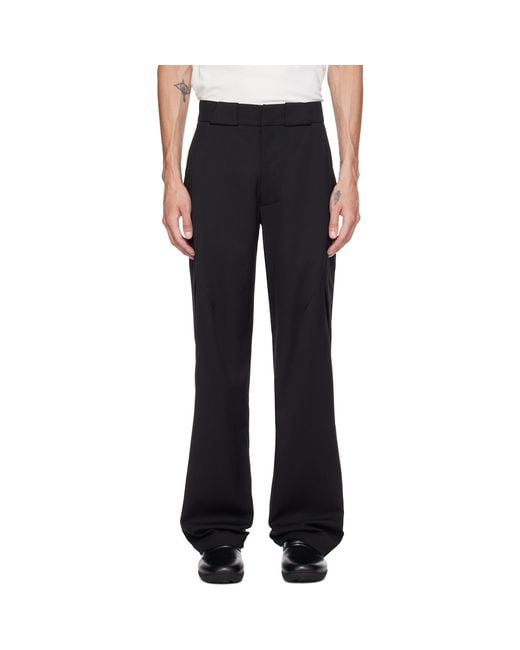 Kiko Kostadinov Black Erdiko Trousers for men