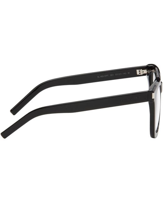 Saint Laurent Black Sl 465 Glasses for men