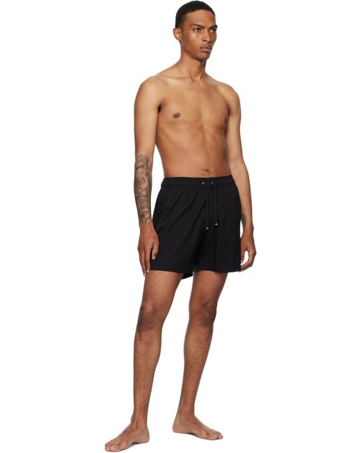 Amiri Black Ma Core Logo Swim Shorts for men