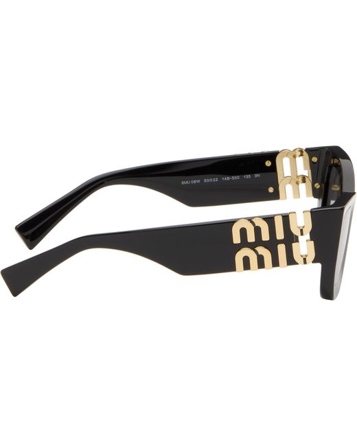 Miu Miu Gray Miu Glimpse Sunglasses