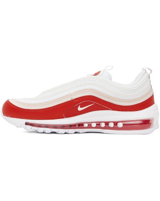 Nike White & Red Air Max 97 Sneakers in Black for Men | Lyst