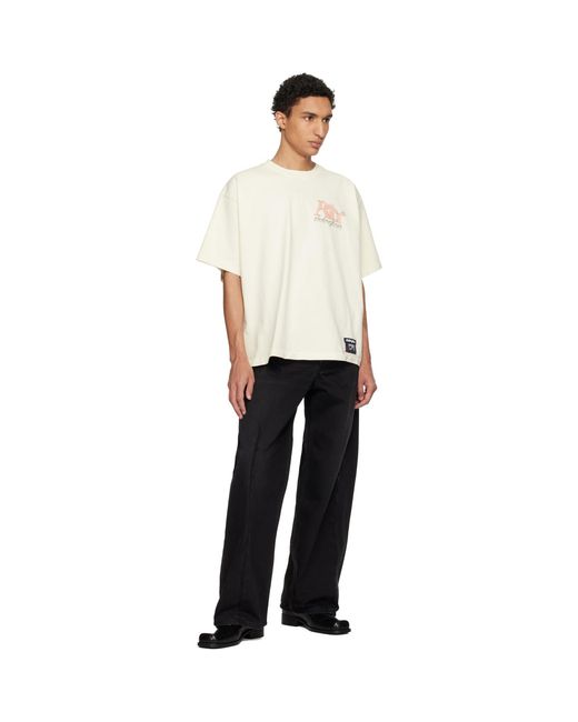 RIVINGTON roi Rebis White Off- 'Dark Arts Cva' T-Shirt for men
