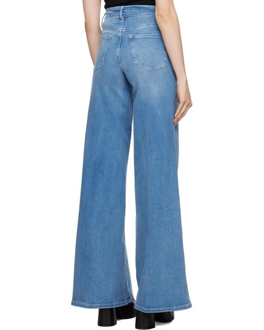 FRAME Blue 'le Palazzo' Jeans