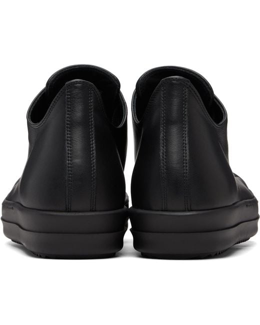 Rick Owens Black Tower Low Sneaks Sneakers for men
