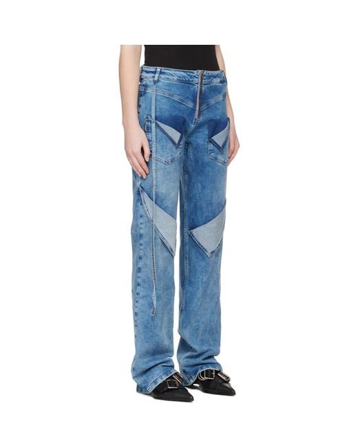 OTTOLINGER Blue Loose Fit Jeans