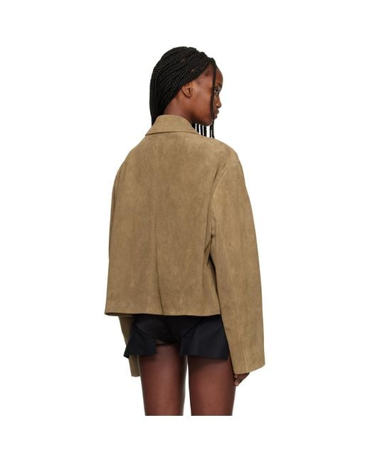 Rick Owens Multicolor Temple Heizer Mac Suede Jacket