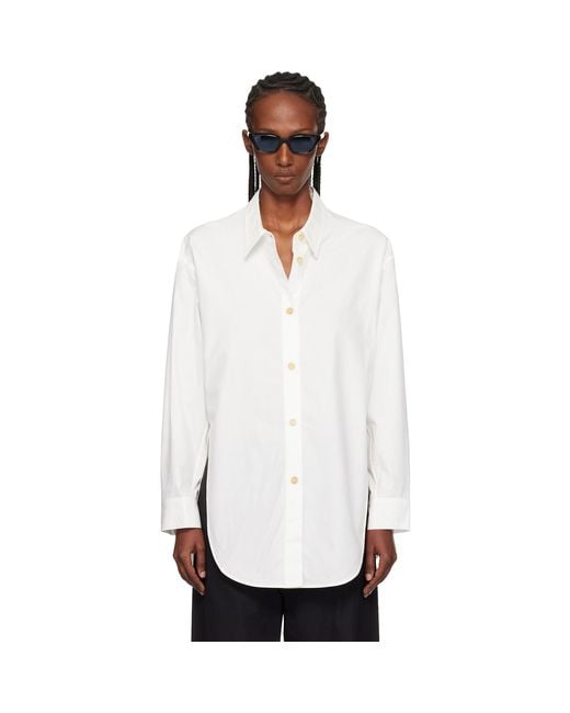 Khaite White Goya Shirt