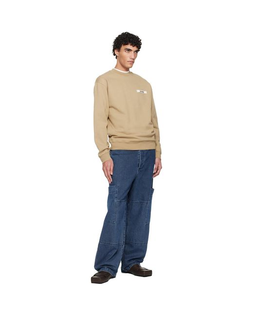 Jacquemus Blue La Croisière 'The Gros Grain' Sweatshirt for men