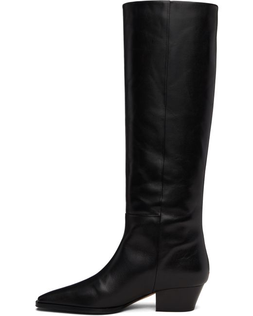 Aeyde Black Medea Tall Boots