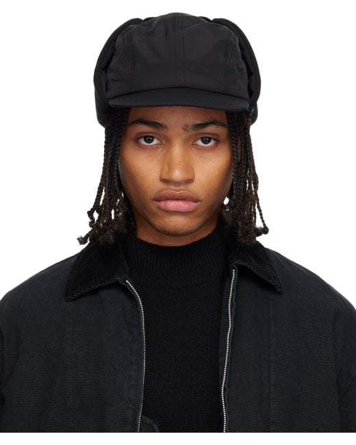 Comme des Garçons Black Fleece Earflap Cap for men