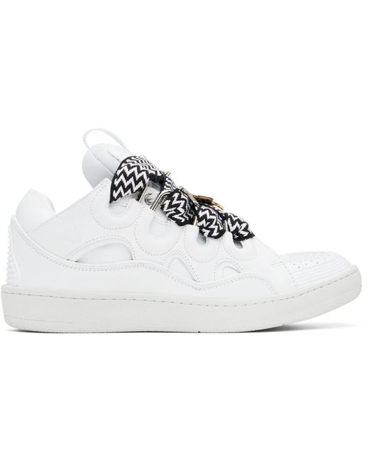 メンズ Lanvin Futureエディション ホワイト Curb 3.0 スニーカー Black
