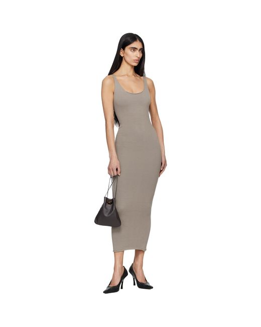 Entire studios Natural Raw Knit Midi Dress