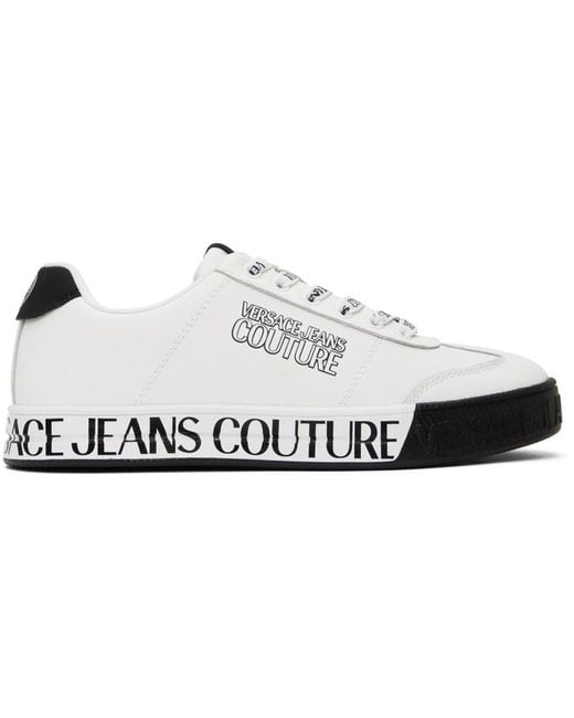 Versace Black White Court 88 Sneakers for men