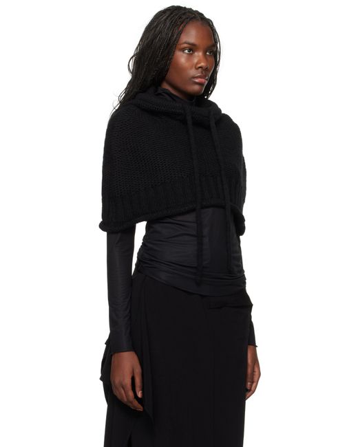 Yohji Yamamoto Hooded Warmer フード Black