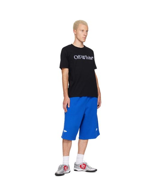 Off-White c/o Virgil Abloh Black Big Bookish Regular T-Shirt for men