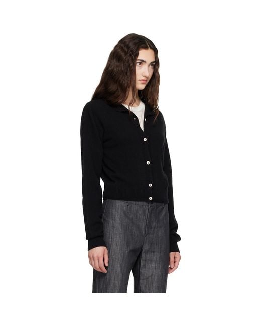 Baserange Black Tier Cardigan