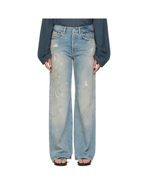 Acne Blue Regular-Fit 2021F Jeans