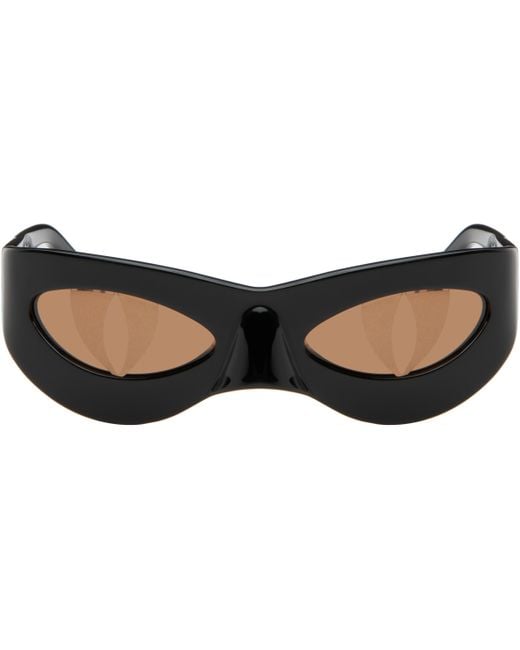Charles Jeffrey ブラック Neko サングラス Black