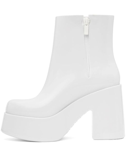 Melissa White Nubia Ii Boots