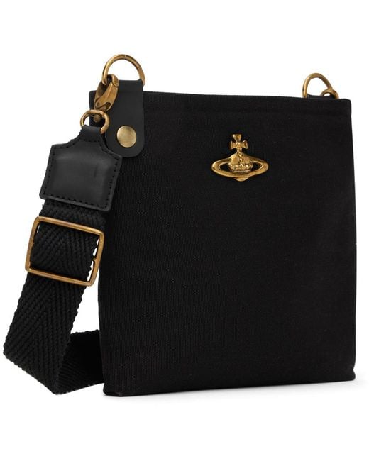Vivienne Westwood Black Jones Crossbody Bag for men