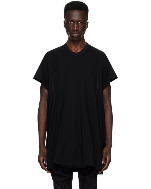 Julius Black Paneled T-shirt for men