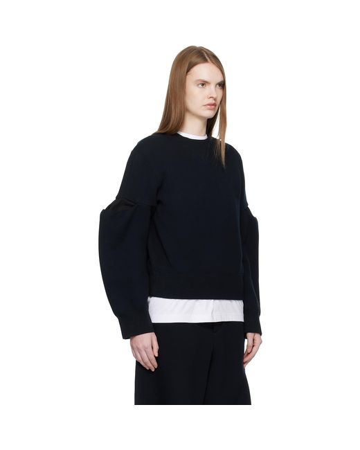 Sacai Blue Sponge Sweat Pullover Sweatshirt