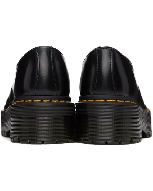 Chaussures oxford 8053 noires en cuir à plateforme Dr. Martens en coloris Black