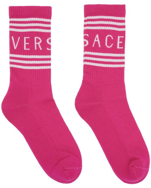 Versace 90s Vintage ソックス Pink
