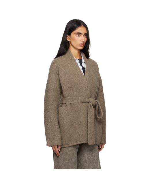 Lauren Manoogian Brown Coto Cardigan