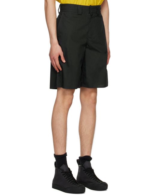 Sunnei Black Jump Shorts for men