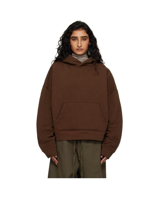 Entire studios Brown Heavy Hoodie