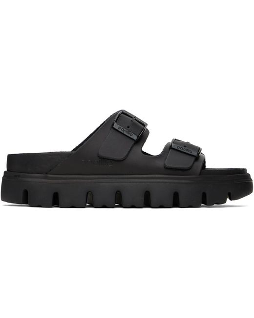 Birkenstock Black Narrow Papillio Arizona Chunky Sandals