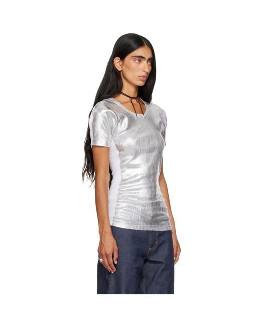 SECONDA White Ssense Exclusive Midnight T-Shirt