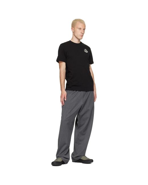 Moncler Black T-Shirt for men