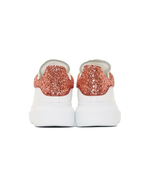 Alexander mcqueen red glitter sneakers new arrivals