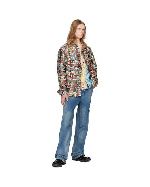 RTA Black Chest Pockets Jacket for men