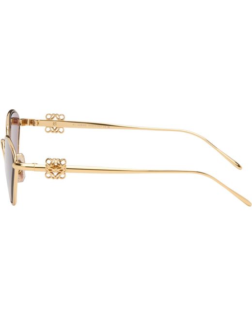 Loewe Pink Hexagonal Anagram Sunglasses
