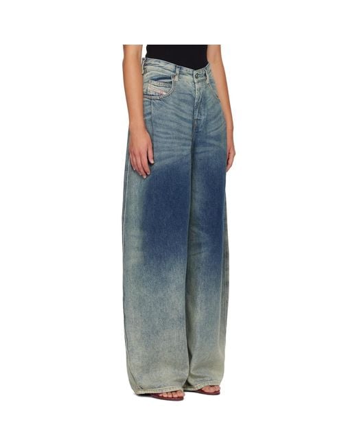 DIESEL Blue High Waist 1987 D-Khelz Jeans