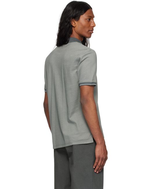 C P Company Black Tacting Piquet Polo for men