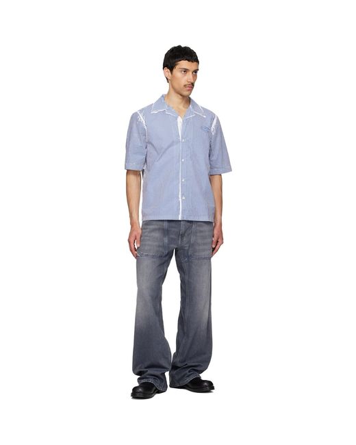 DIESEL Blue Relaxed D-Zeta Jeans for men