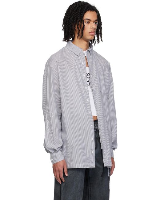 OTTOLINGER Gray Oversized Shirt for men