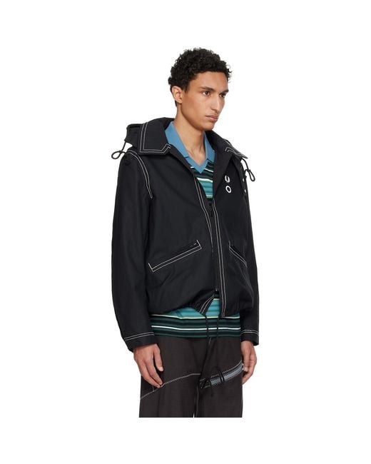 Craig Green Black Fred Perry Edition Alpine Jacket for men