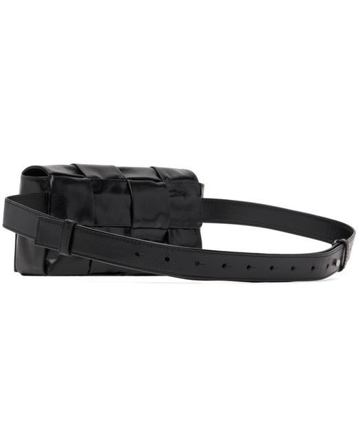 Bottega Veneta Black Paper Cassette Belt Bag for men